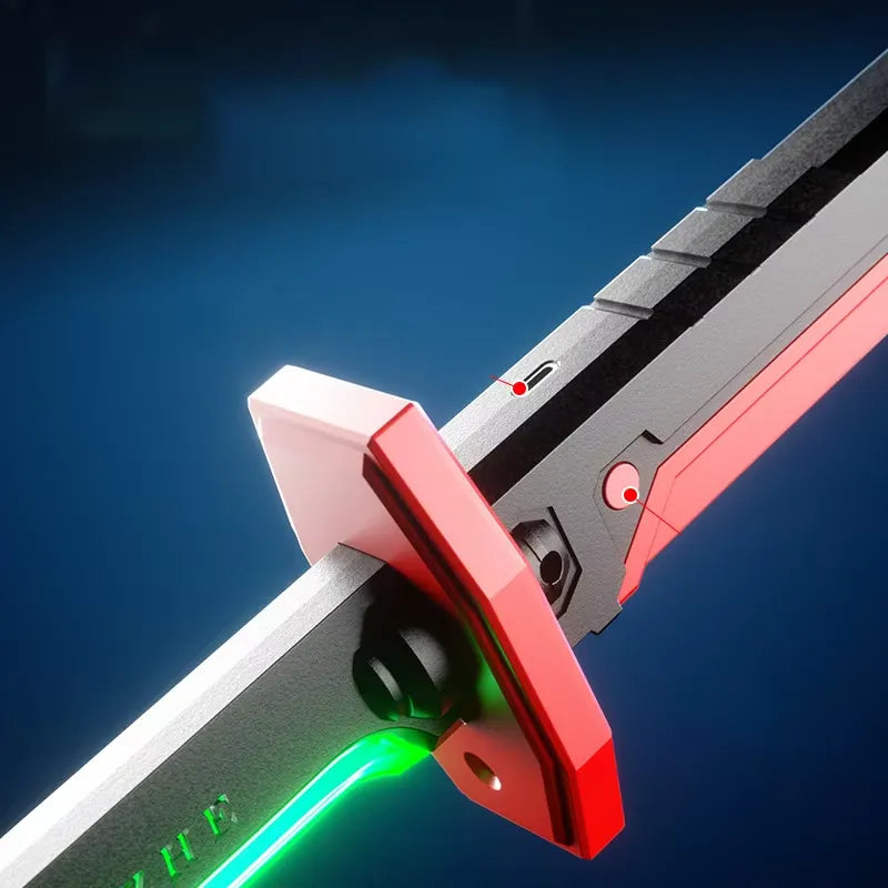 Cyberpunk LED Spark Sword