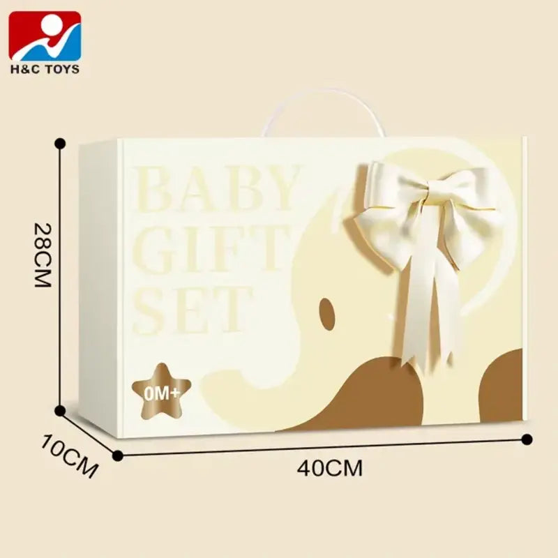 Newborn Baby Gift Box Rattle & Plush Toy Set (8pcs)