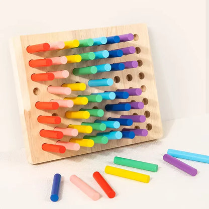 Wooden Color Matching Game