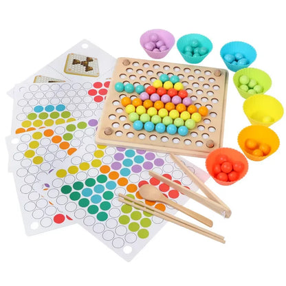 Rainbow Montessori Sensory Board