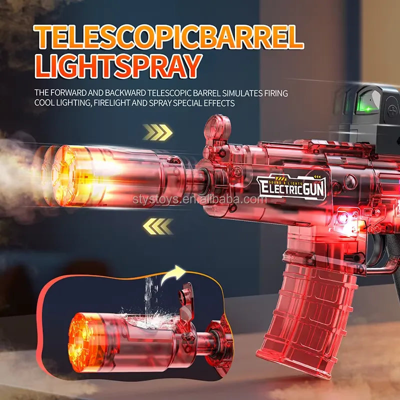 Rechargeable MP5 Toy Blaster with Light & Sound