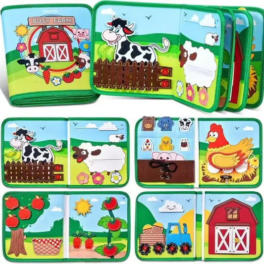 Montessori Felt Cow Quiet Book