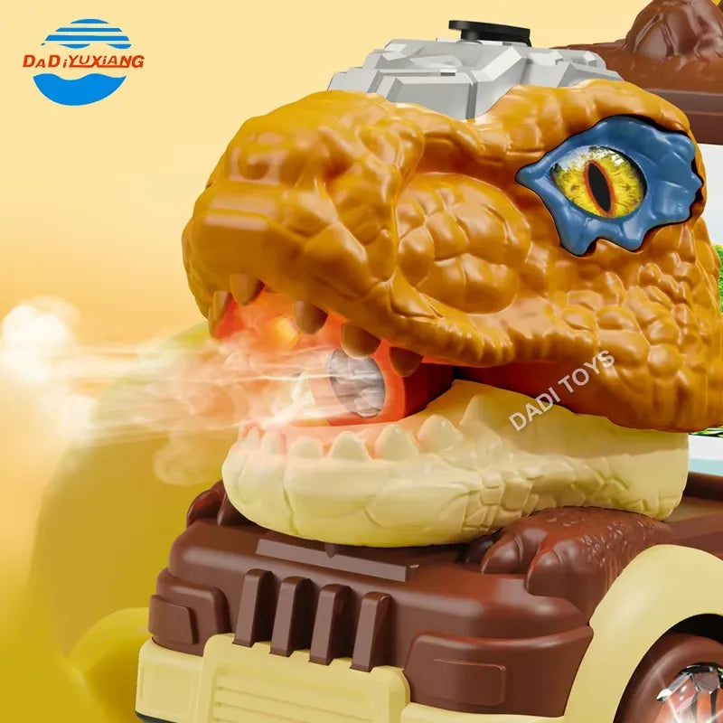 Electric Spray Dinosaur Stunt Truck