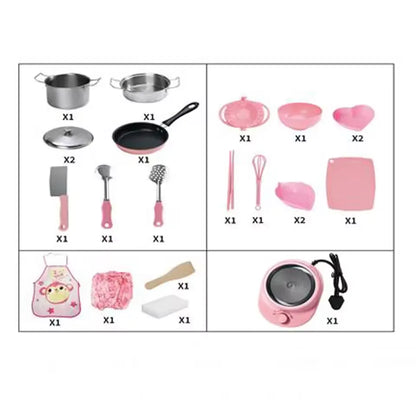 Kids Pretend Play Cooking Kit