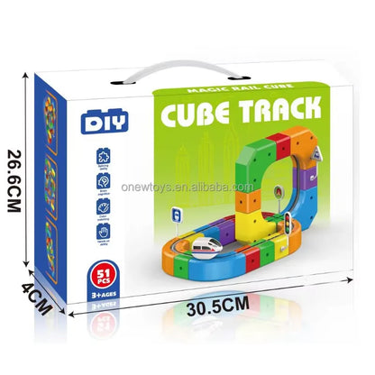 DIY Electric Magic Track Car Set (55 Ps)