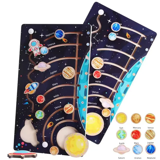 Wooden Solar System Puzzle