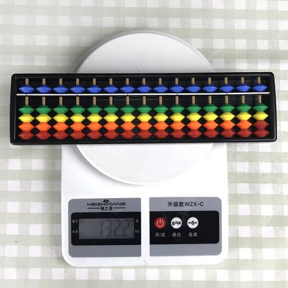 Colorful Kids Abacus (15-Rod Counting Beads Toy)