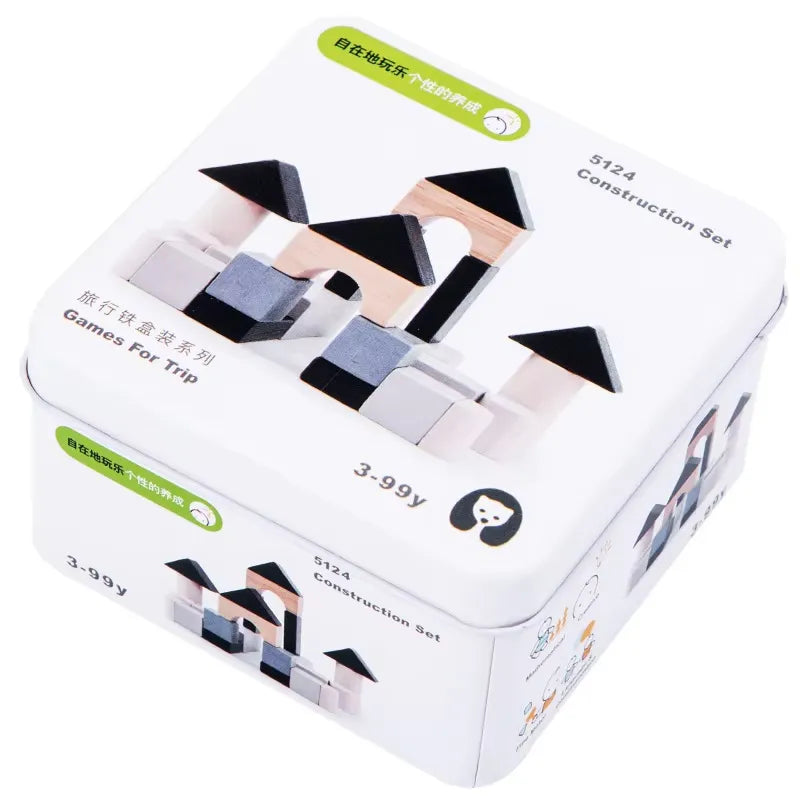 Wooden Travel Block Puzzle Game
