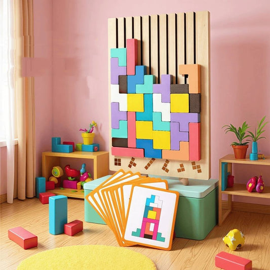 3D Wooden Puzzle Blocks