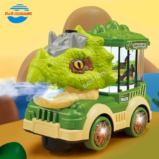 Electric Spray Dinosaur Stunt Truck
