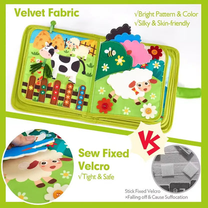 Montessori Felt Cow Quiet Book