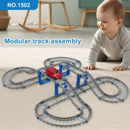DIY High-Speed Racing Track Car Set