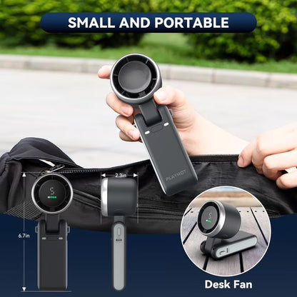 Portable Handheld Turbo Fan with 3600 mAh Battary