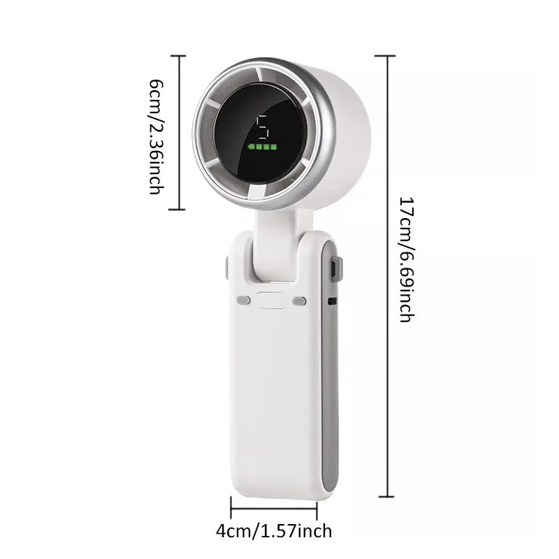 Portable Handheld Turbo Fan with 3600 mAh Battary