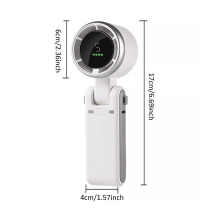 Portable Handheld Turbo Fan with 3600 mAh Battary