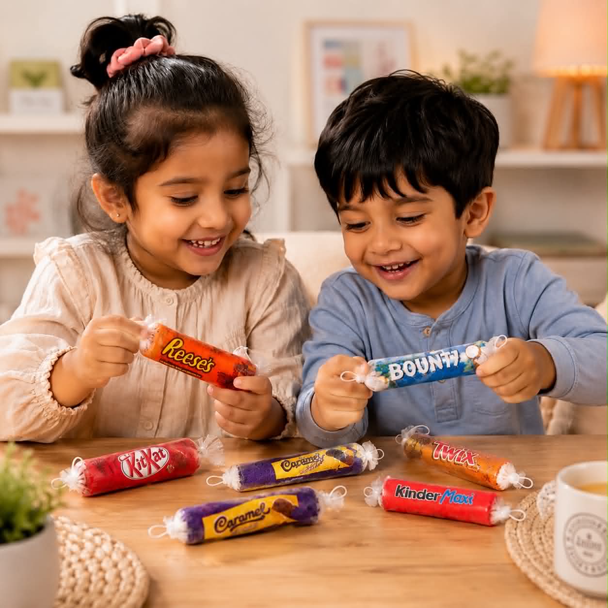 6-Piece Cute Candy Bar Squishy Set