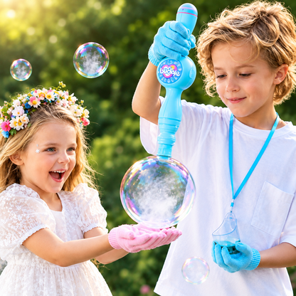 Colorful Smoke Bubble Machine With Lighting for Kids