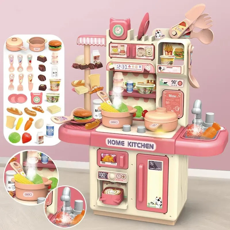 Mini Chef Steam Kitchen Set
