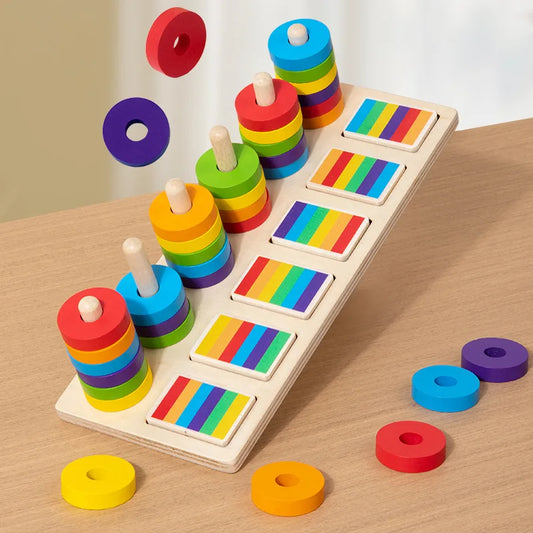 Wooden Color Matching Game