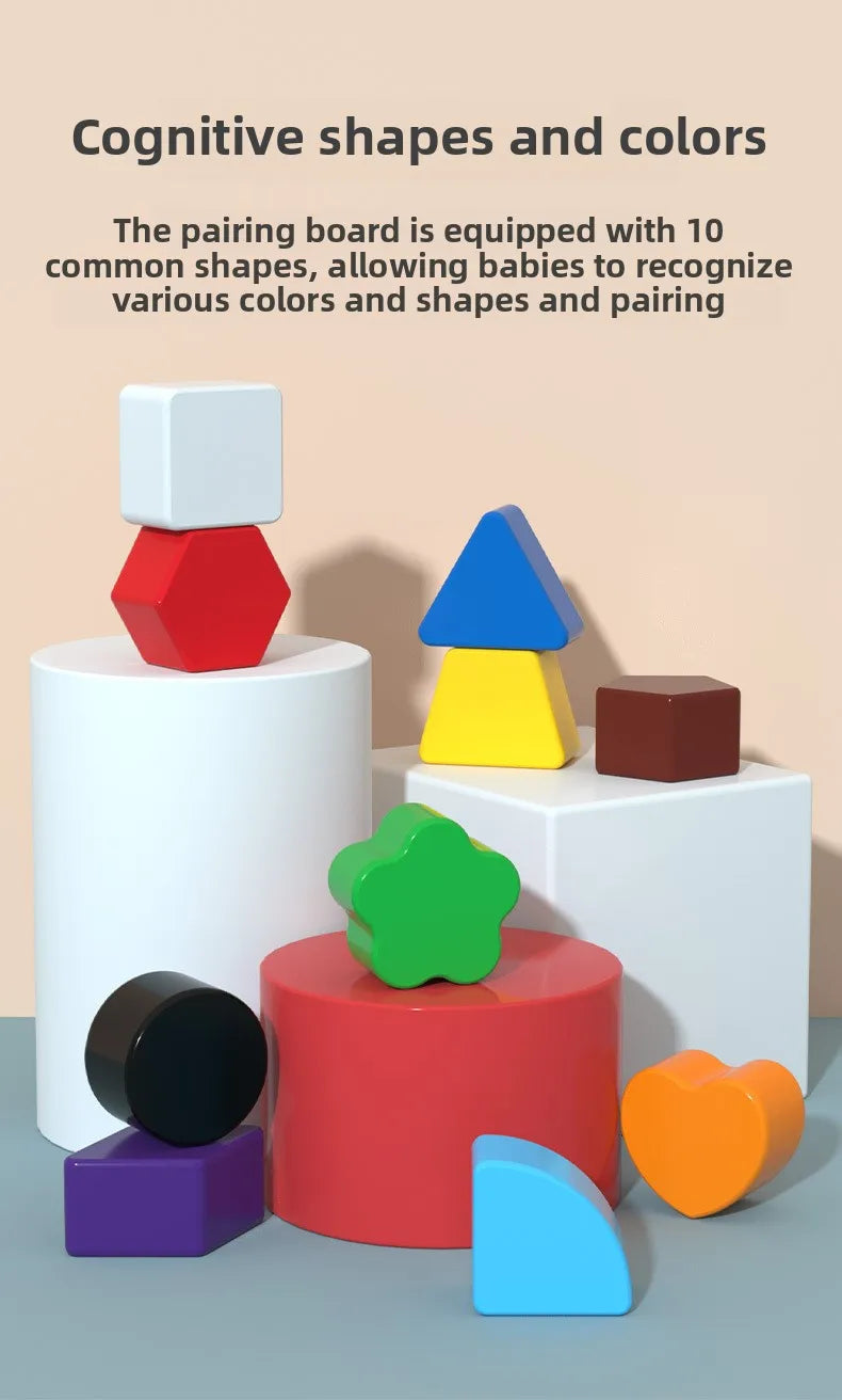 3-in-1 Montessori Educational Puzzle Board