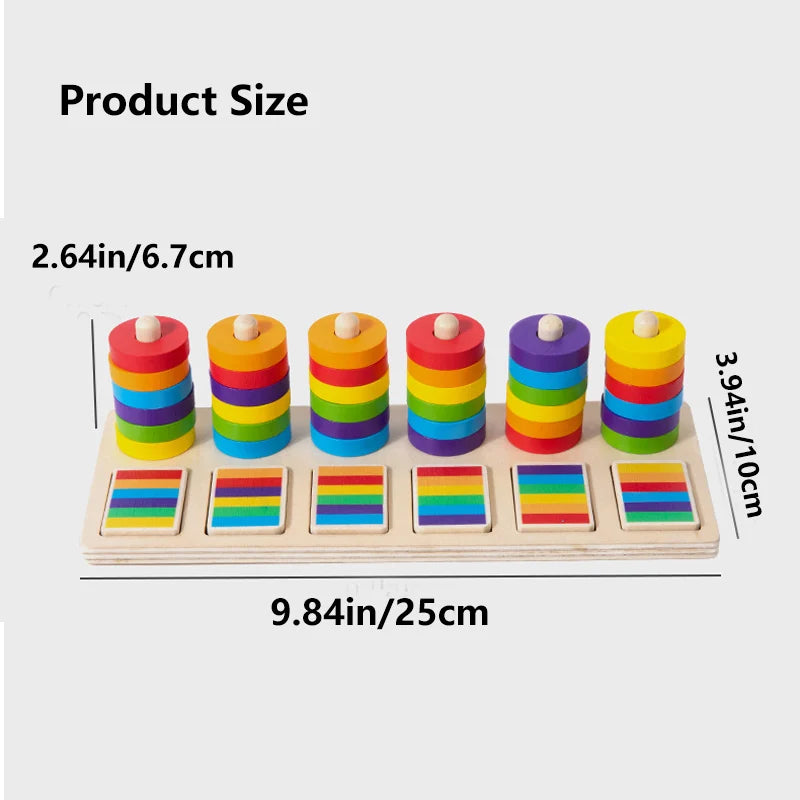 Wooden Color Matching Game