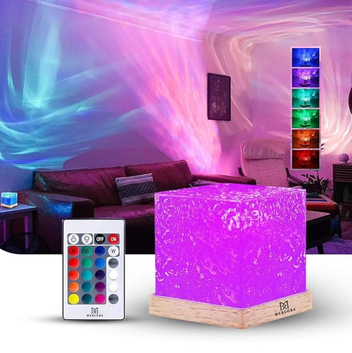 3D Ocean Projector Lamp With Remote