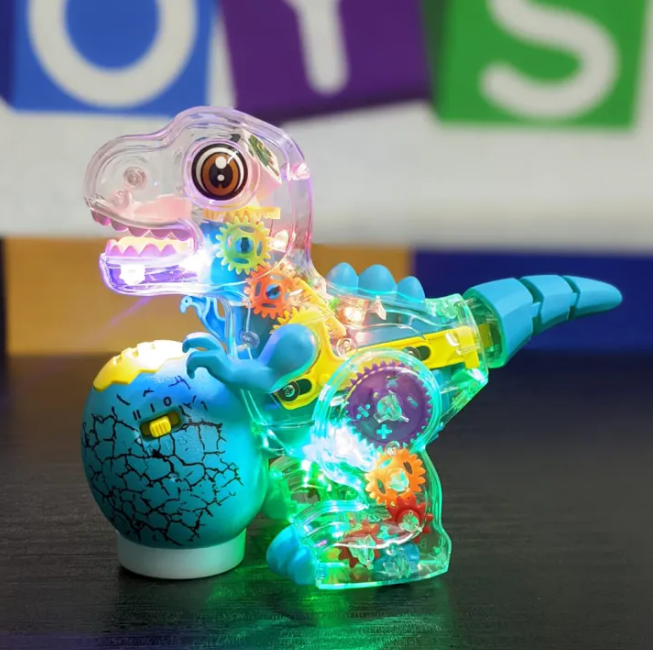 Transparent Gear T-Rex Dinosaur Toy