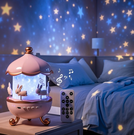 Starry Sky Night Light 360° Projector | Bluetooth Speaker with Remote Control