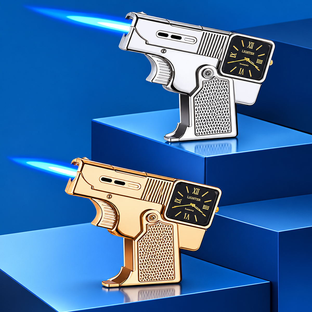 Foldable Metal Butane Lighter