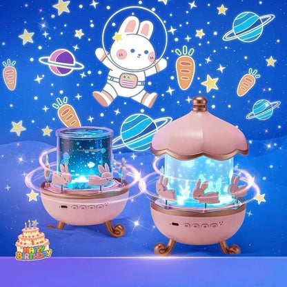 Starry Sky Night Light 360° Projector | Bluetooth Speaker with Remote Control