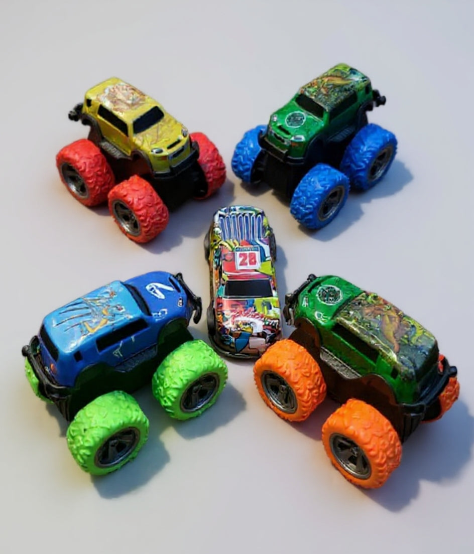 Monster Trucks & Car Toy (5pcs)
