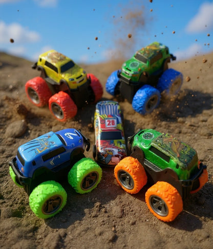 Monster Trucks & Car Toy (5pcs)