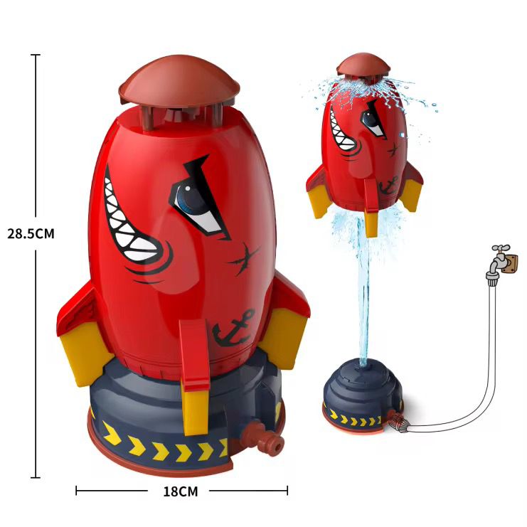 Space Rocket Water Sprinkler Toy