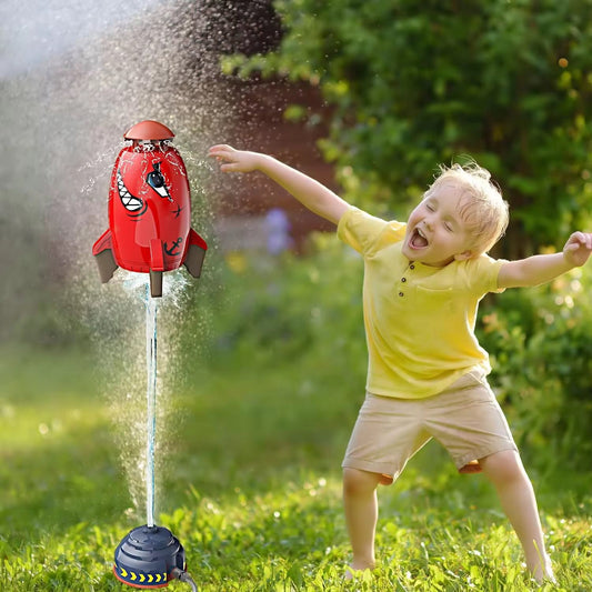 Space Rocket Water Sprinkler Toy