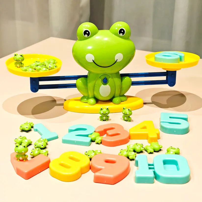 Educational Frog Math Balance Toy with Numbers