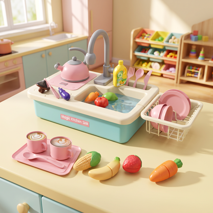 Magic Kitchen Sink Play Set