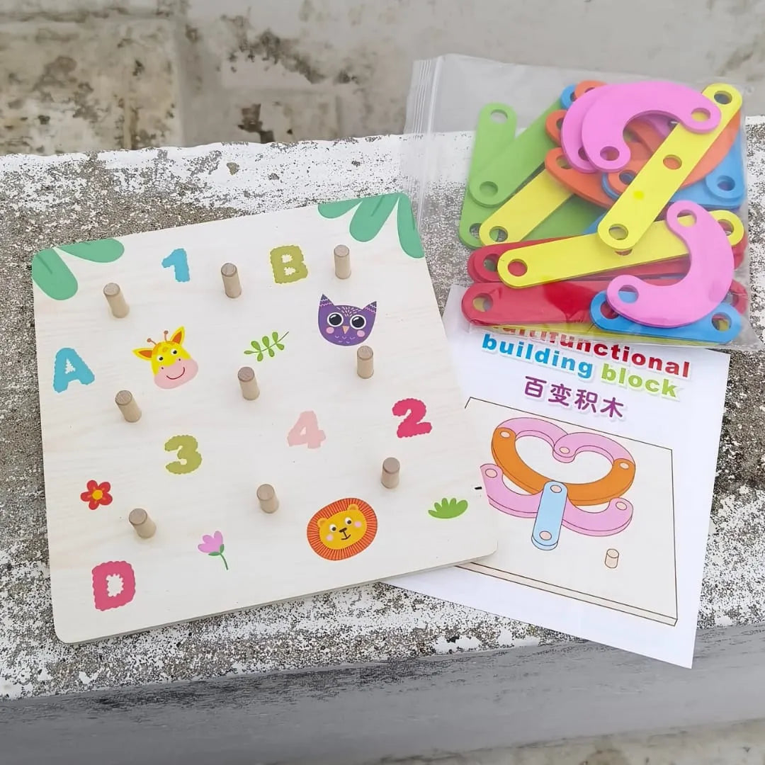 Changeable creative building blocks