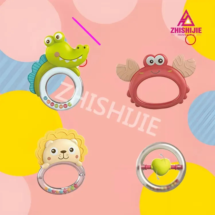 Musical Baby Rattle & Teether Toy