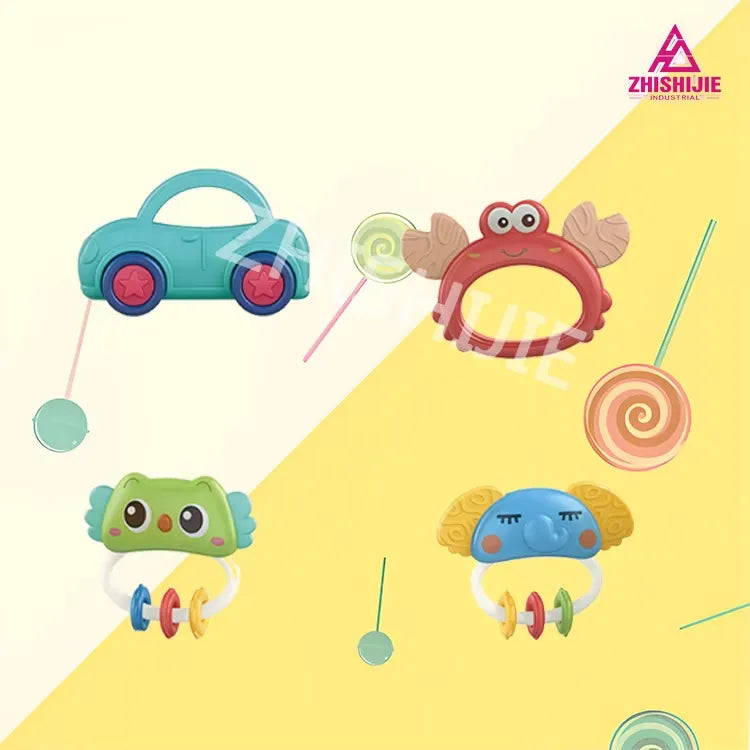 Musical Baby Rattle & Teether Toy