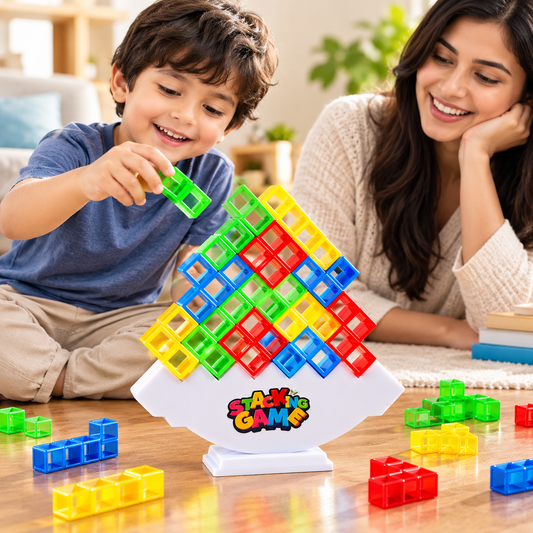 Stacking Blocks Challenge Game