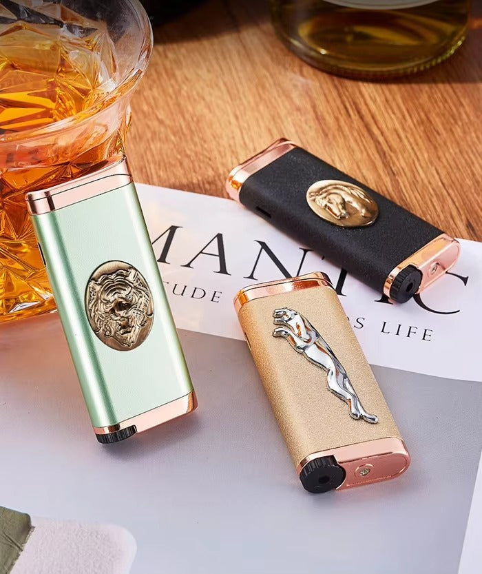 3D Embossed Blue Jet Lighter