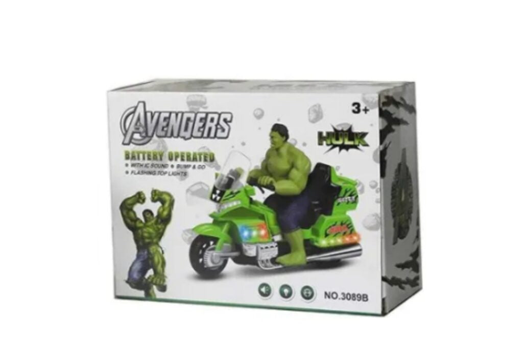Avengers Infinity War Hulk Motorbike Toy