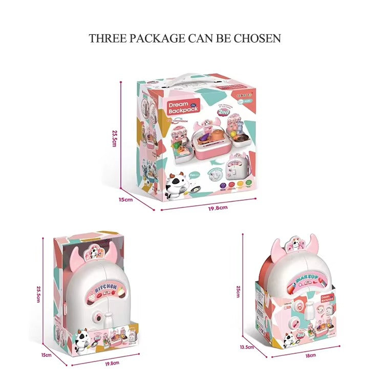 2in1 Mini Kitchen Pretend Play Set
