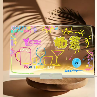 LED Acrylic Message Board Lamp