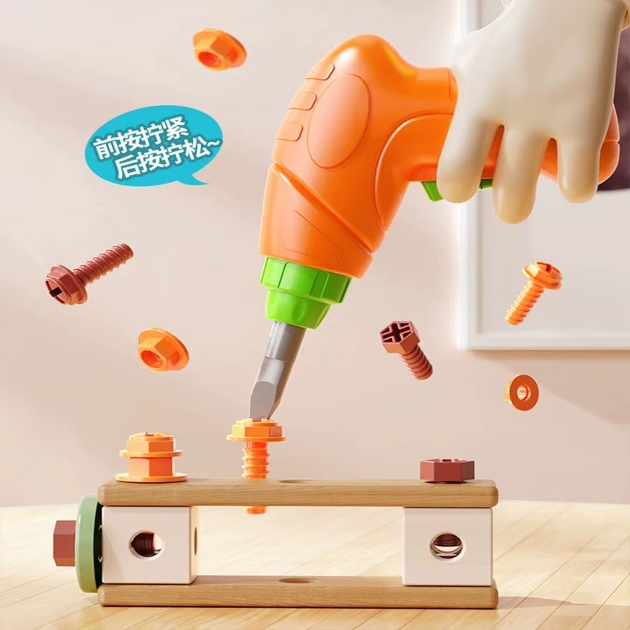 Kids DIY Repair Kit & Building Blocks Set