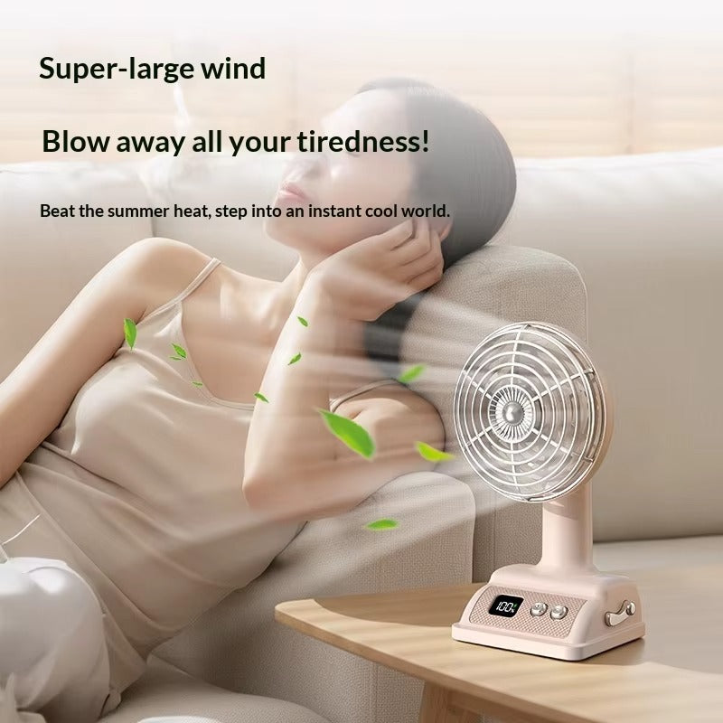 Vintage Mini Desktop Fan