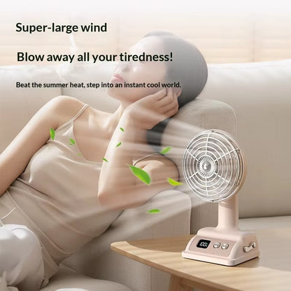 Vintage Mini Desktop Fan