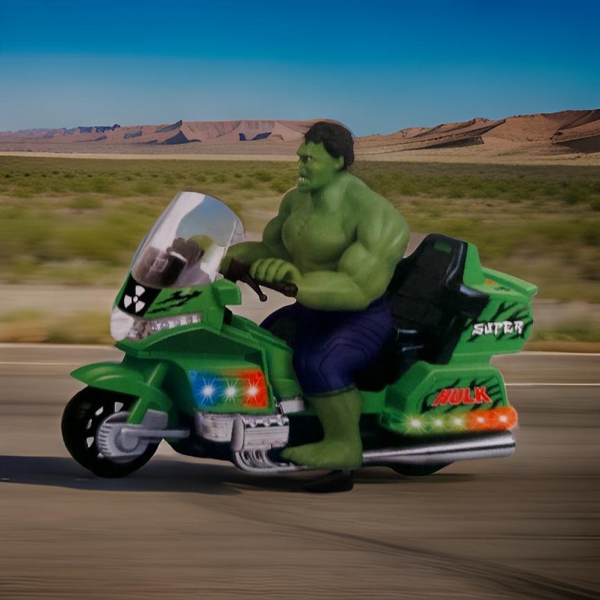 Avengers Infinity War Hulk Motorbike Toy