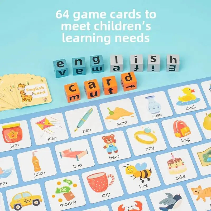 Word Spelling Game – Puzzle Card Game – Adinoor