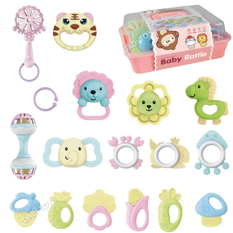 Newborn Baby Rattle & Teething Toy